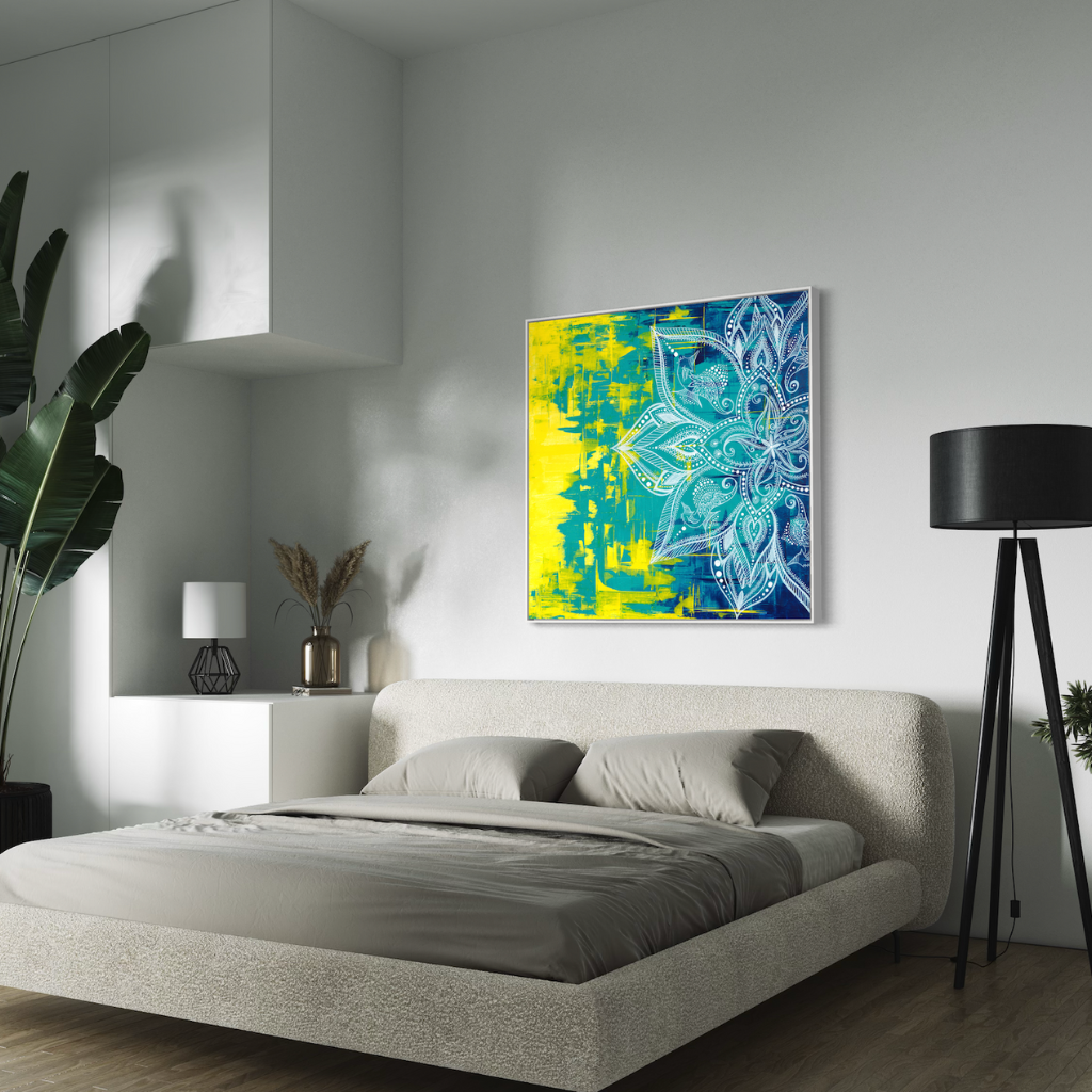 Bring home the essence of zen with premium mandala canvas prints, whether it's your home, office, spa, yoga studio or any other creative space. Handcrafted with precision for a touch of elegance.
